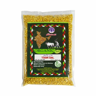 ORGANIC TOOR DAL 500 GM