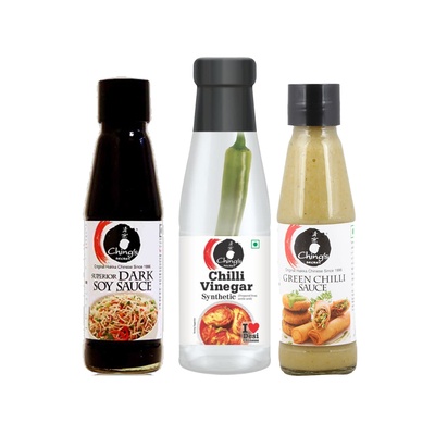 CHINGS SAUCE 200GX2+VINEGAR170ML