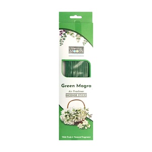 MORNING MOODS GREEN MOGRA INCENSE STICKS 45 GM