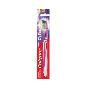 COLGATE ZIGZAG FLEX MED+TONGUE CLNR