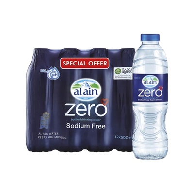 AL AIN WATER - ZERO 500ML X 12
