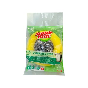 SCOTCH BRITE WITH SPONGE 1PC