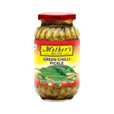 MOTHERS RECIPE GREEN CHILLI PKL 300GM