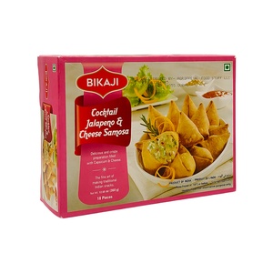 BIKAJI JALAPENO & CHEESE SAMOSA18 PCS 360 GM