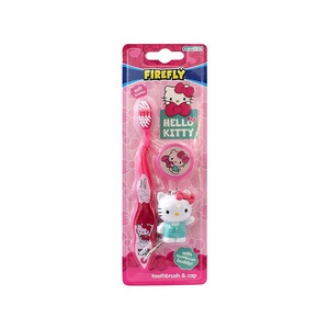 HELLO KITTY TOOTH BRUSH W/CAP & TOY - 11877